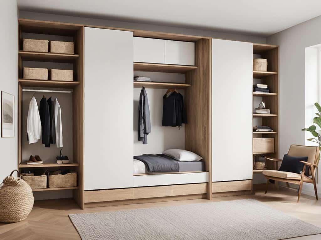 minimalist living, storage solutions
