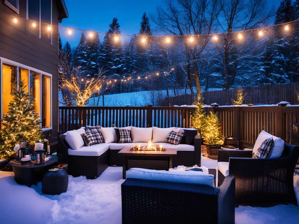 winter patio heating options, energy efficiency