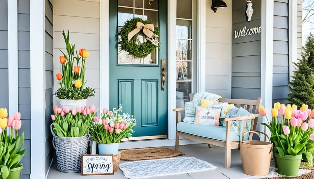 Spring Small Front Porch Decorating Ideas