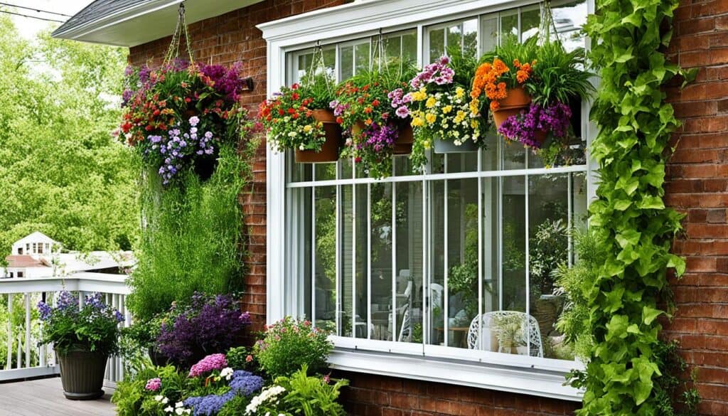 vertical gardening for porch