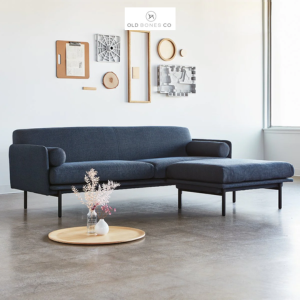 The Foundry Upholstery Series showcases tailored minimalism with details that elevate fashion and function to suit any residential or commercial setting. Inspired by elements of classic Scandinavian design, the Foundry Bi-Sectional offers ample sophistication as a standalone piece, showcasing striking lines, an extra slender tightback frame and cushions that seem to float above elevated, cylindrical steel legs. Two bolsters offer additional style and comfort, while the sturdy, steel reinforced FSCertified frame ensures that Foundry holds up in high-traffic environments.